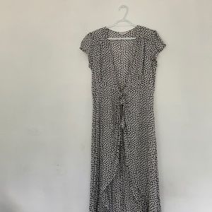 Xix palms long wrap dress